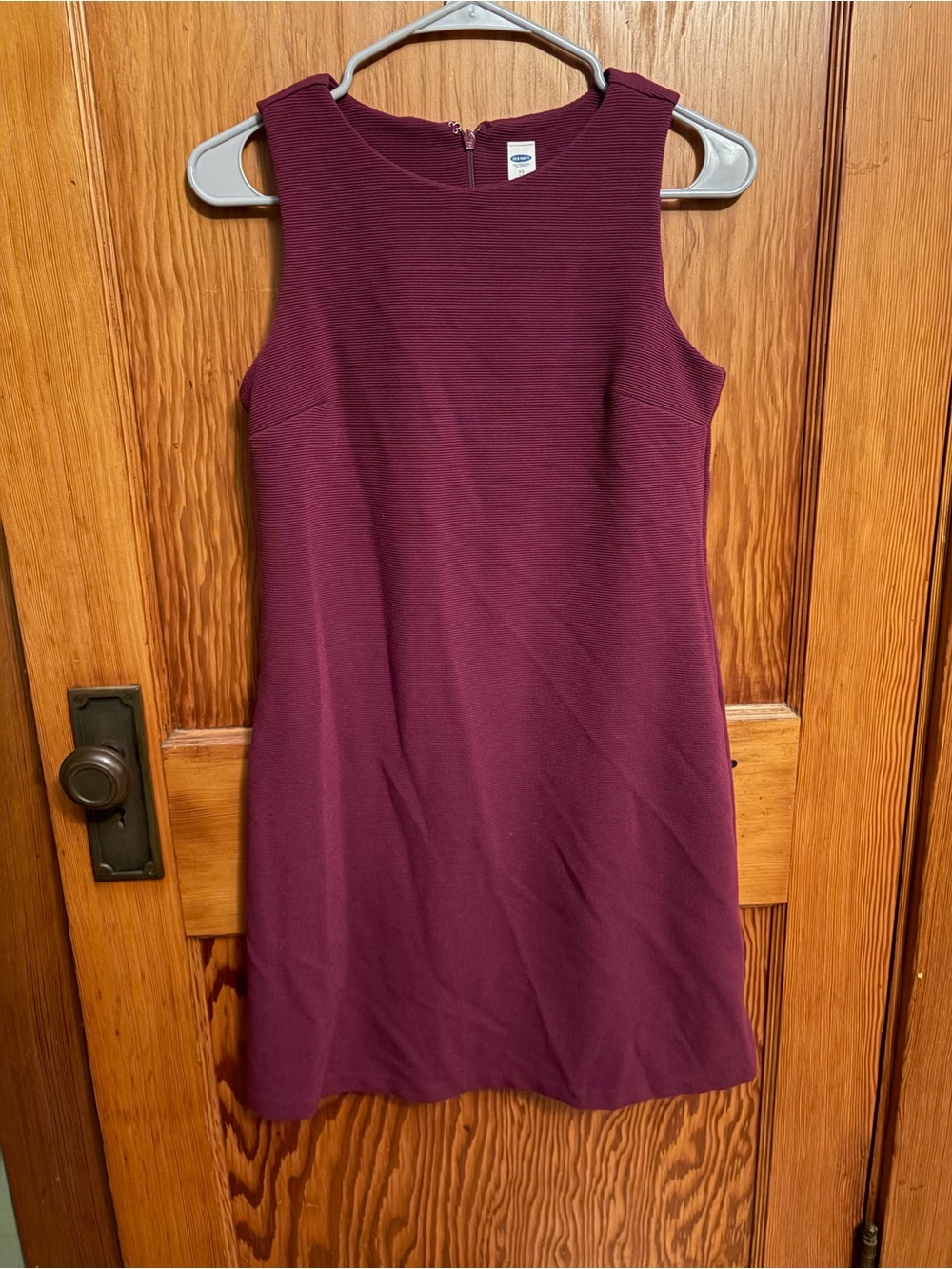 Old Navy Maroon Sleeveless Shift Dress
